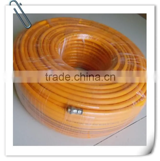 PVC High Pressure Spray Garden Hose with fiber braided