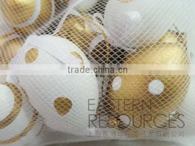Special Golden Easter Eggs Decoration Set