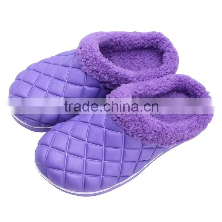 New fashion Eva upper winter garden shoes,plastic clogs and sandal for warm slippers