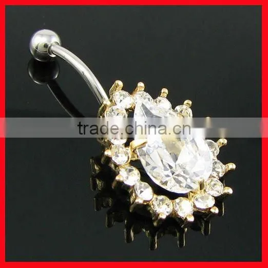 fashion belly ring navel piercing jewelry