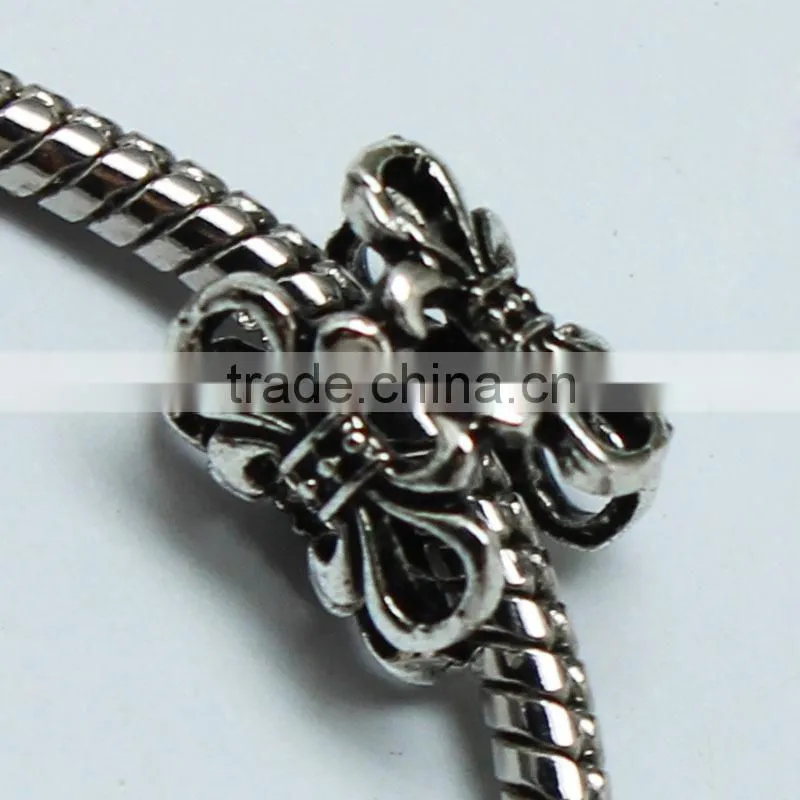 Lead Free Nickle Free Pdora Silver Tarnish Zinc Alloy Beads for Bracelets and Necklaces