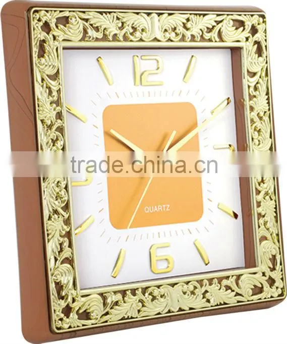 Plastic Material Wooden Color world clock gift