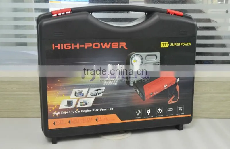 44.4Wh Power Bank 5V/12V/16V/19V Output Emergency Car Jump Starter Charger Booster