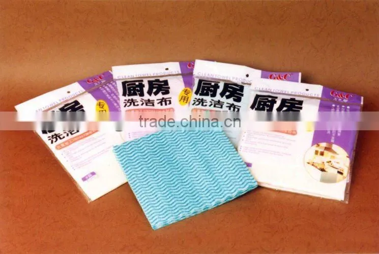 Household Nonwoven Cleaning Wipes(60% Rayon & 40% PET)