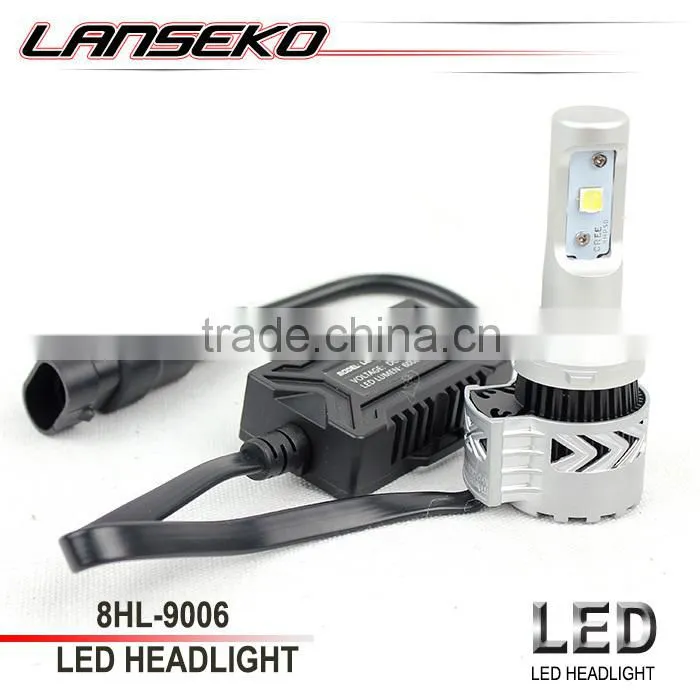 High power led car headlight 6500K strong waterproof H1 H3 H4 H7 H8 9004 9005 9006 9007 led car light bulb