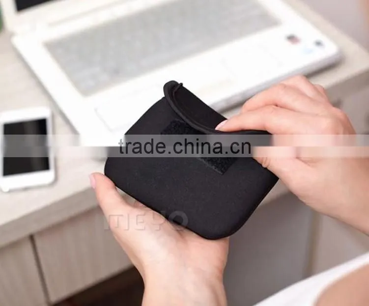 Mini travel digital accessories bag packing organizer with data cable earphone