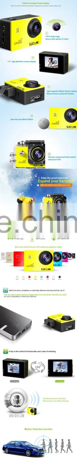 Professional video camera full hd,sj4000 sport camera