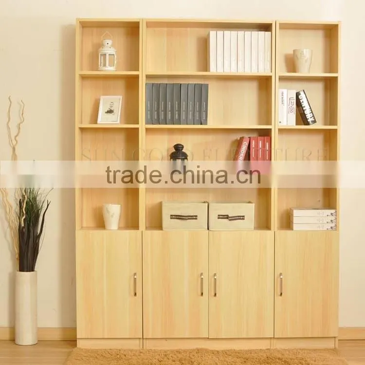 Modern concepts furniture wooden cupboard with showcase designs (SZ-FCB368)