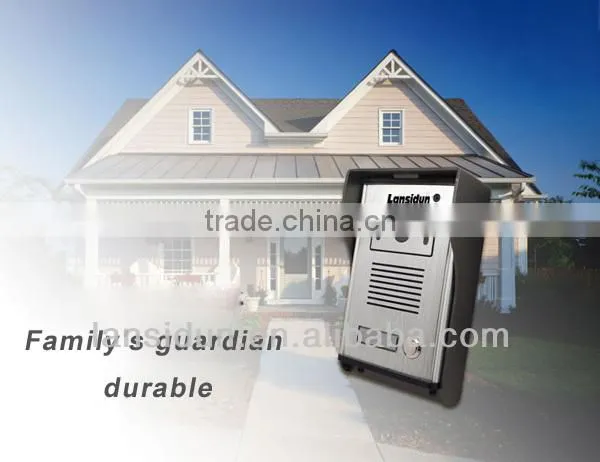 2016 Lansidun color video door phone for villa