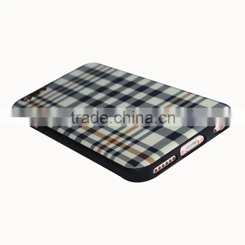 SLD Grid Graid England Style Shockproof Soft TPU Rubber Back Cover Case for Samsung S7 Edge S7 S6 edge Plus S6 edge S6 MT-5805