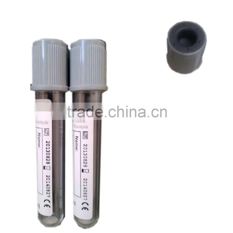 Disposable glass or PET vacuum blood collection tubes