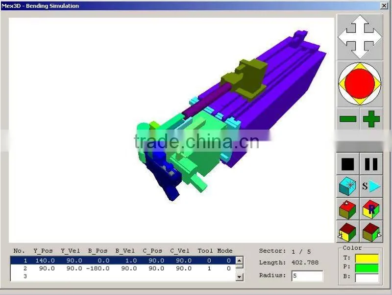 CNC pipe bending machine