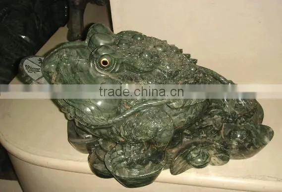 feng shui money frog garden stone statues