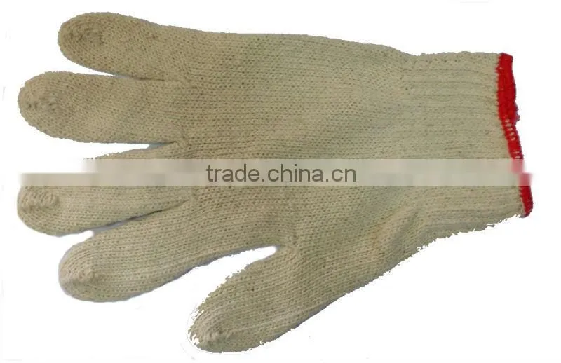 205C RAW WHITE 750 GRAMS 7 KNITTING COTTON SAFETY WORKING GLOVE