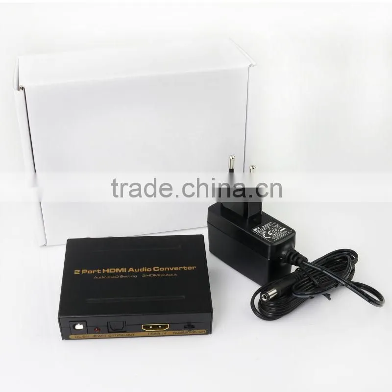 Audio EDID Setting & 2 HDMI Output