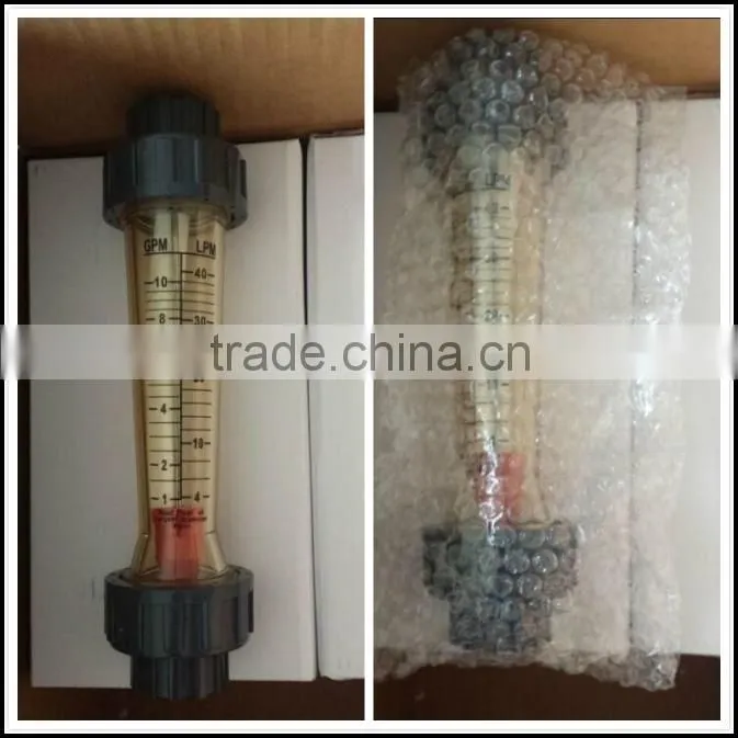 LZS-32E 40LPM durable plastic tube pvc water flow meter