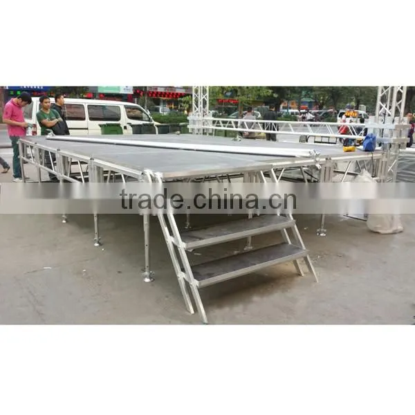 Hot selling small stage aluminum assembly stage for events