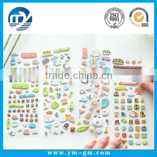 high quality 3D self adhesive transperent dome sticker