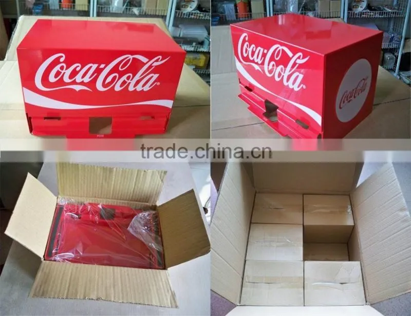high quality horizontal metal straw dispenser for beverage shop use
