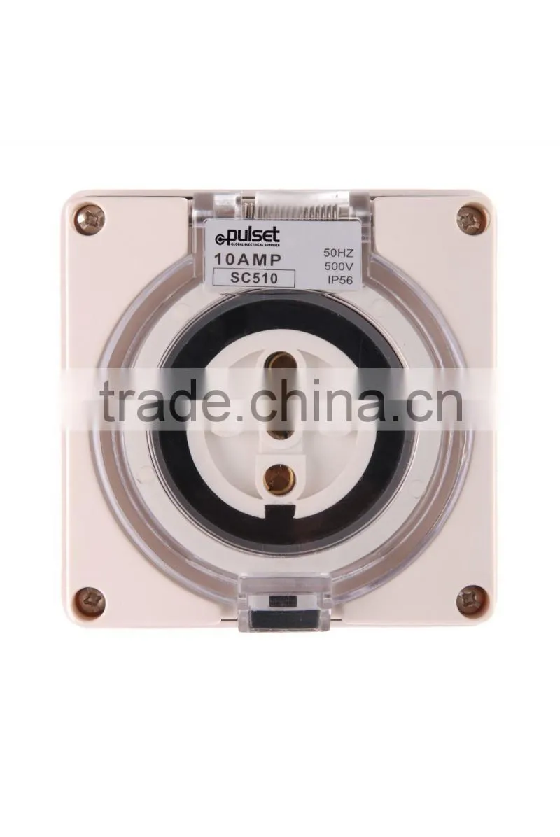 Three Phase 5 Round Pin Socket 20A (Resistive Orange)