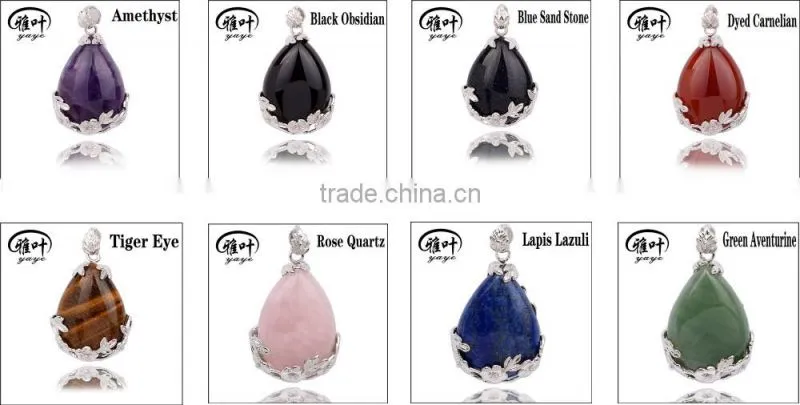 Wholesale natural semi precious stone Skull shape Pendant