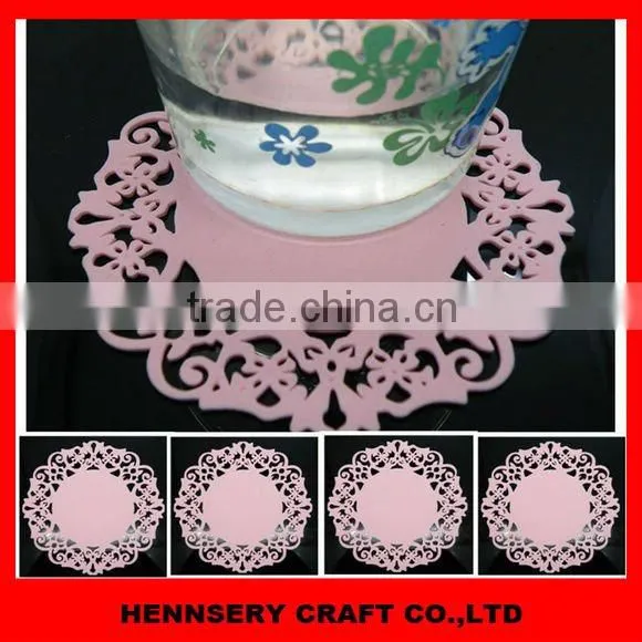 custom silicone coaster for tableware and drinkware