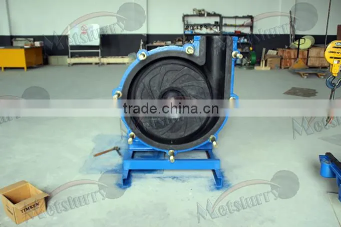 slurry pump with rubber liner