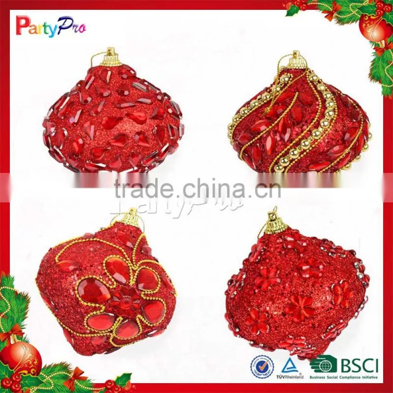 Partypro 2015 New Designs Various Shape Colorful Balls New Christmas Decorations