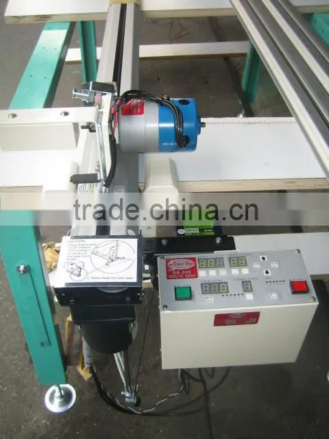 SA-860 Auto End Cutter ( Wireless on top of motor ) with Rail Roller