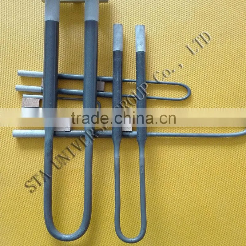 Hot sale U type high temperature Molybdenum Disilicide heating elements for lab muffle furnace