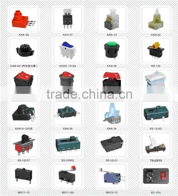 ac power socket AC socket DC socket with illuminated rocker switch with fuse