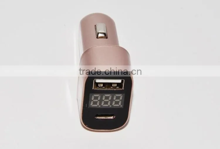 USB 3.1 Type-C Quick Charger 3.0 USB Car Charger For Nexus 5X 6P Nokia N1 Apple MacBook