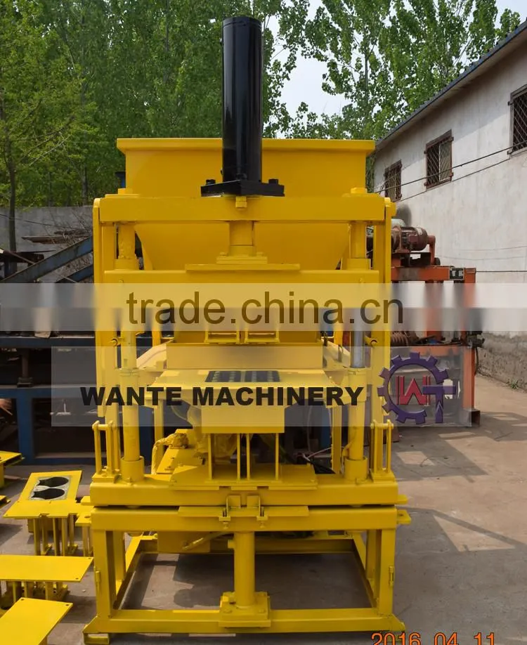 WANTE BRAND WT2-10fully automatic compressed earth interlocking brick machine