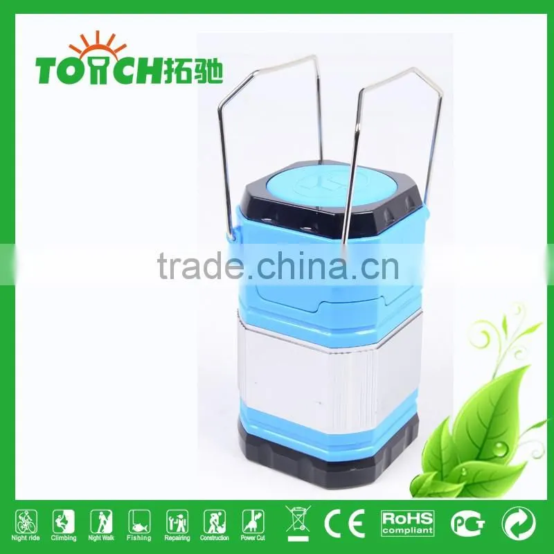 Candy Color Plastic Lantern Light Solar Charge Camping Light Tent Lamps Portable Hand Lamp Torch Lantern