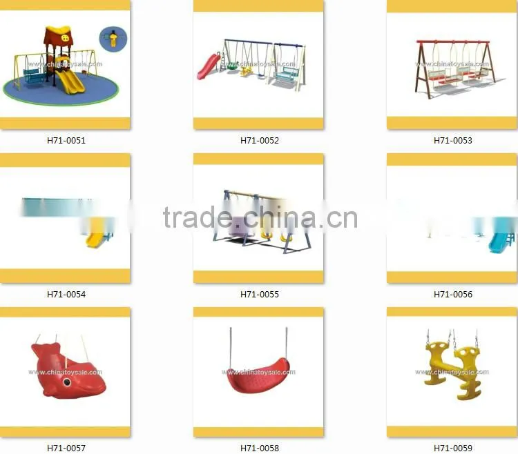Durable child rope swing / children outdoor swing / outdoor reclining swing for kids
