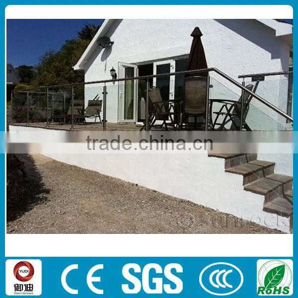 modern balcony glass handrail price