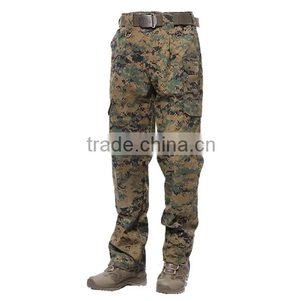 cvc/cotton fireproof army camo men military style cargo trousers pants