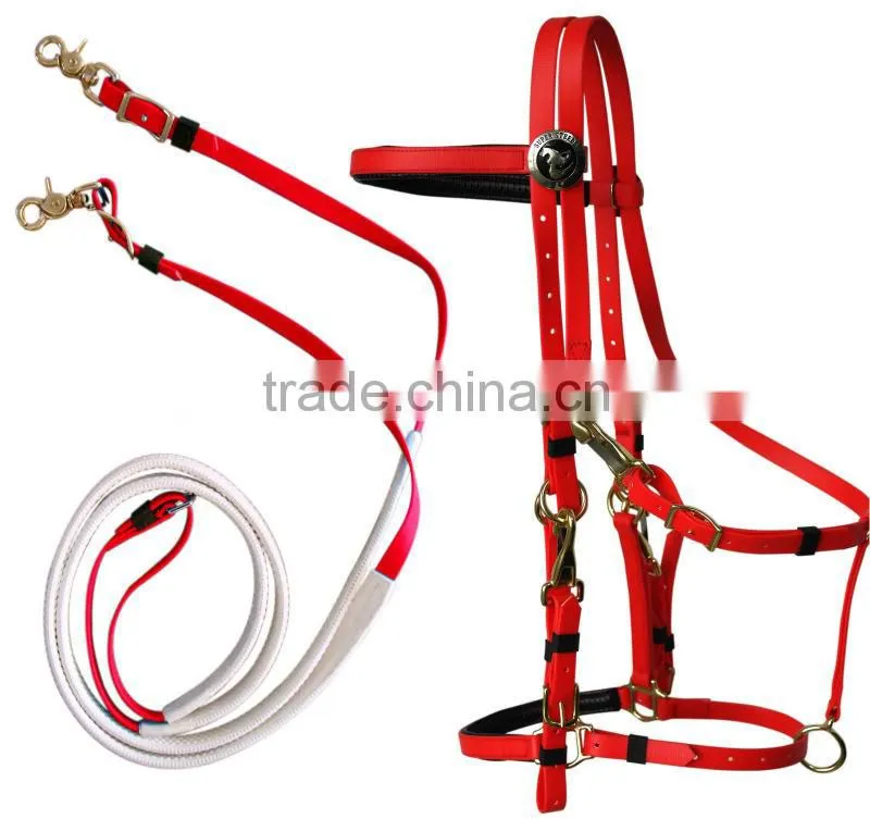 Fancy Adjustable PVC Horse Bridle
