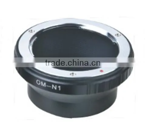 Camera bayonet lens adapter ring OM to N1