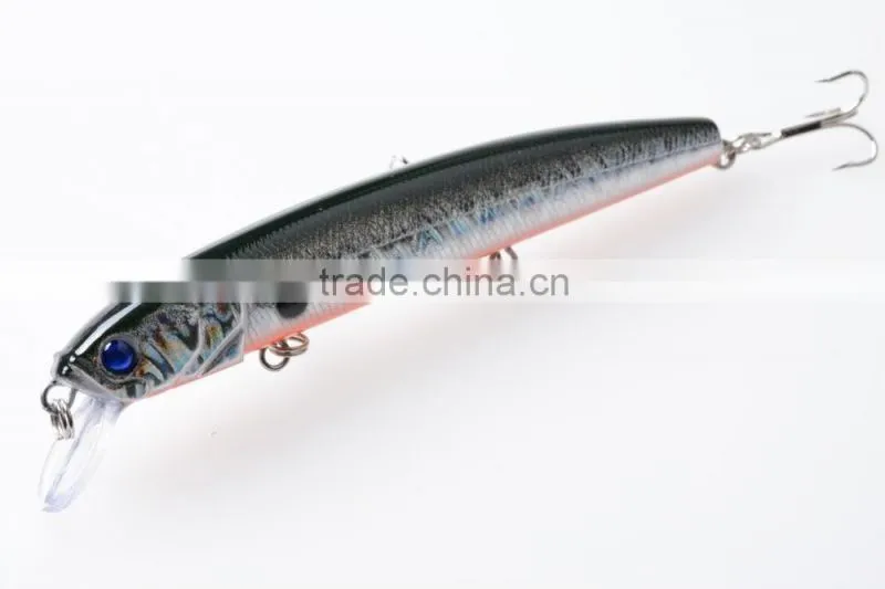 Crank Long Minnow Fishing Lures Hard Bait Plastic Crankbait 12.5CM 15.6G Artificial Fish Pesca Tackle Swimbait
