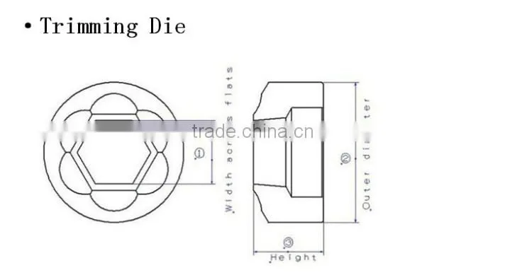Custom Trim Die Trimming Die Blanking Die