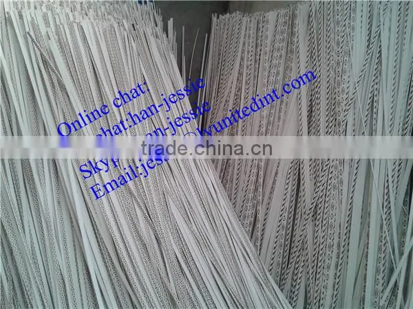 unpainted wood baseboard