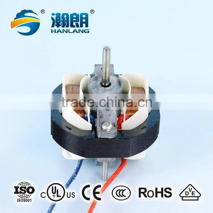 AC motor for ventilators heater fan YJ 58 series shaded pole motor