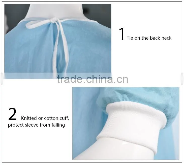 Nonwoven Reinforced Disposable Protective Medical Clothes