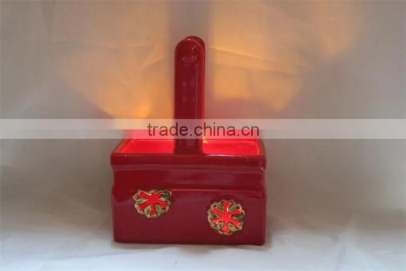 christmas deer tealight holder