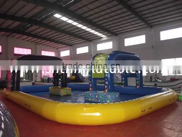 2015 PVC Giant water park inflatable swimming pool / large round pool for adult