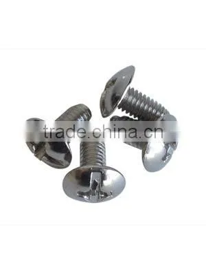 Full Threaded Big Head Stainless Steel Phillips Truss Head Machine Screw With Different Size Are Avliable