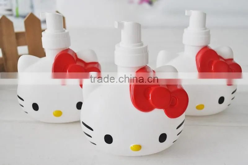 400ml hello kitty lovely bottle for bath lotion and hand sanitizer Promotional gifts