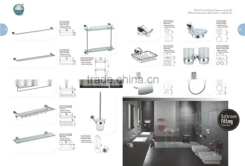 High Quality Bathroom Chromed Plated Soap Basket