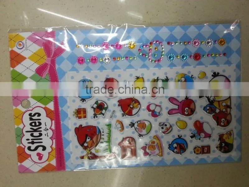 PVC sticker for kids prmotional gift ,pvc sticker paper,transparent pvc sticker